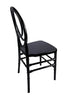 Chivari Black ToughResin™ Infinity Chair - 4 Pack - Some Assembly Required CIRB-U-ZG-T-4