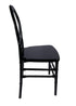 Chivari Black ToughResin™ Infinity Chair - 4 Pack - Some Assembly Required CIRB-U-ZG-T-4
