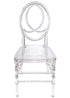 Chivari Clear Resin ProClear™ Infinity Chair - 4 Pack - Some Assembly Required CIRC-U-ZG-T-4