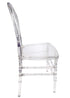 Chivari Clear Resin ProClear™ Infinity Chair - 4 Pack - Some Assembly Required CIRC-U-ZG-T-4