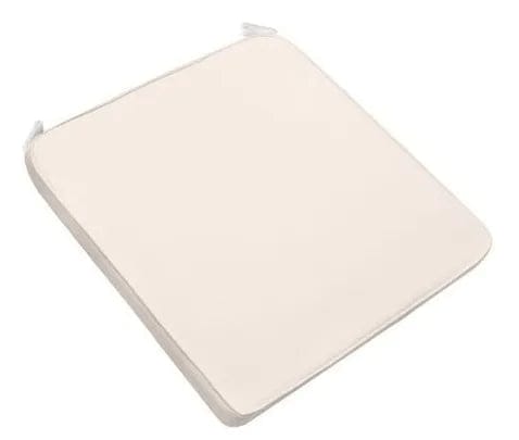 Chivari Ivory 1.5" Thick Bamboo Folding Chair Cushion CUSHSTRAPBAMIVY-AX