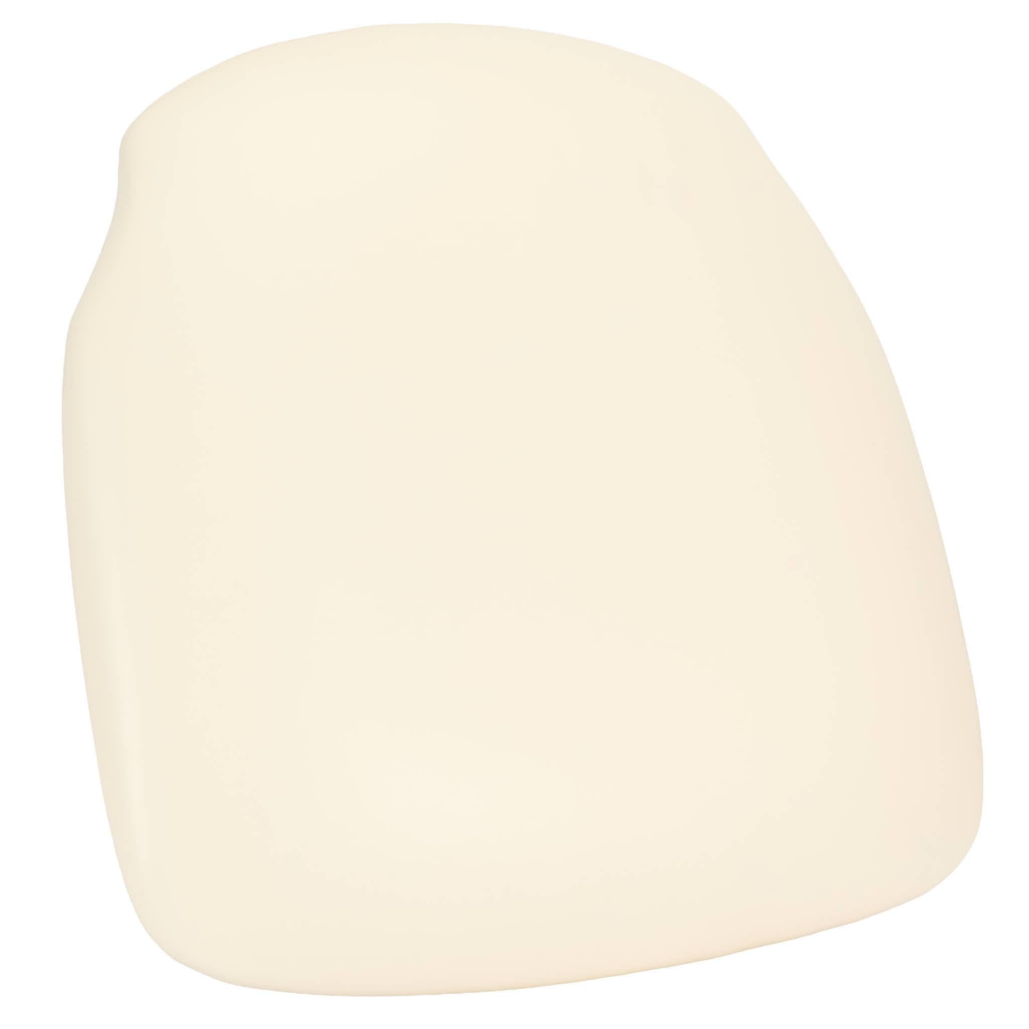 Chivari Ivory Vinyl 1.75" Thick Cross Back Cushion with SlipNot™ Technology CUSHX-PANVINIVY-SPNT-AX