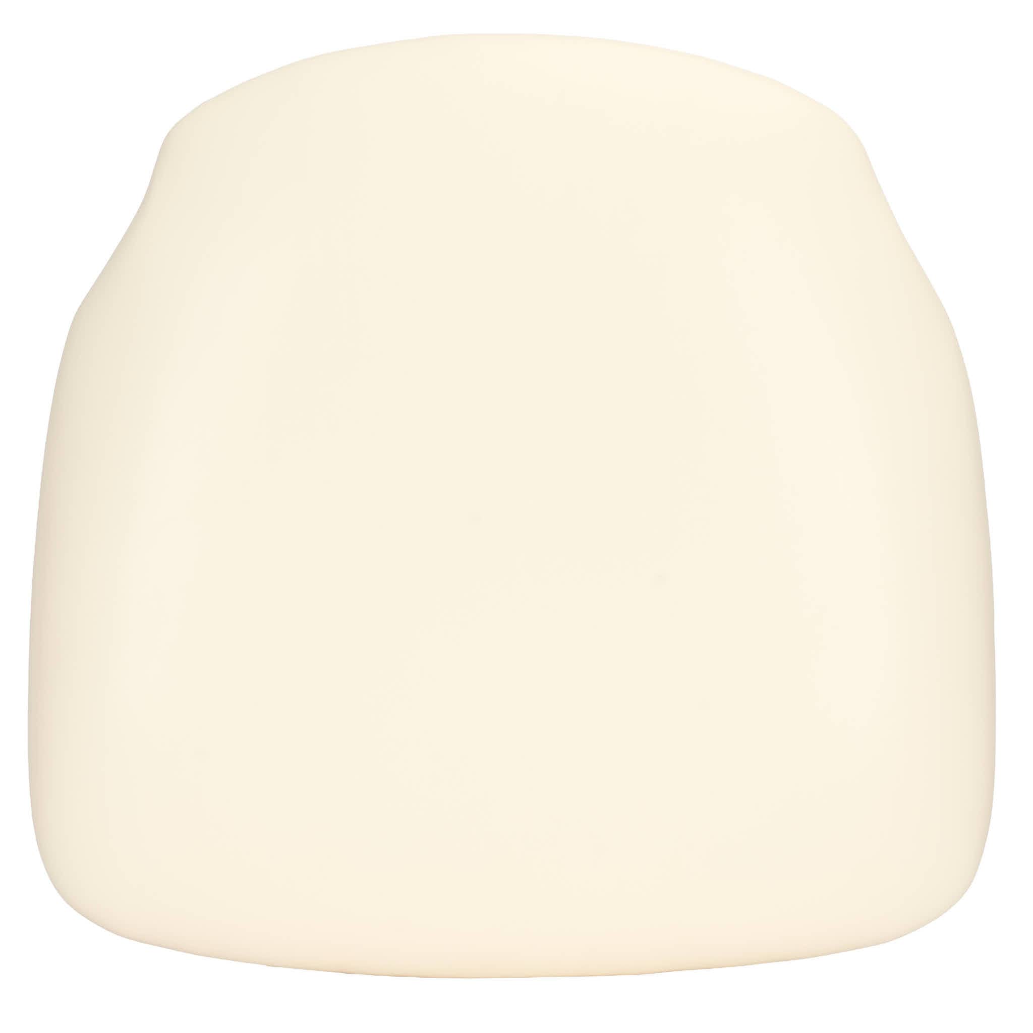 Chivari Ivory Vinyl 1.75" Thick Cross Back Cushion with SlipNot™ Technology CUSHX-PANVINIVY-SPNT-AX