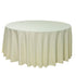 Chivari 5-Pack Ivory Round Polyester Tablecloth 190gsm 120" SX-TABLPOLY-120IN-IVR-5