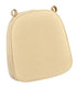 Chivari Ivory with Ivory Piping 2.5" Thick Chair Cushion - World's Best Cushions CUSHBST-II-AX-T