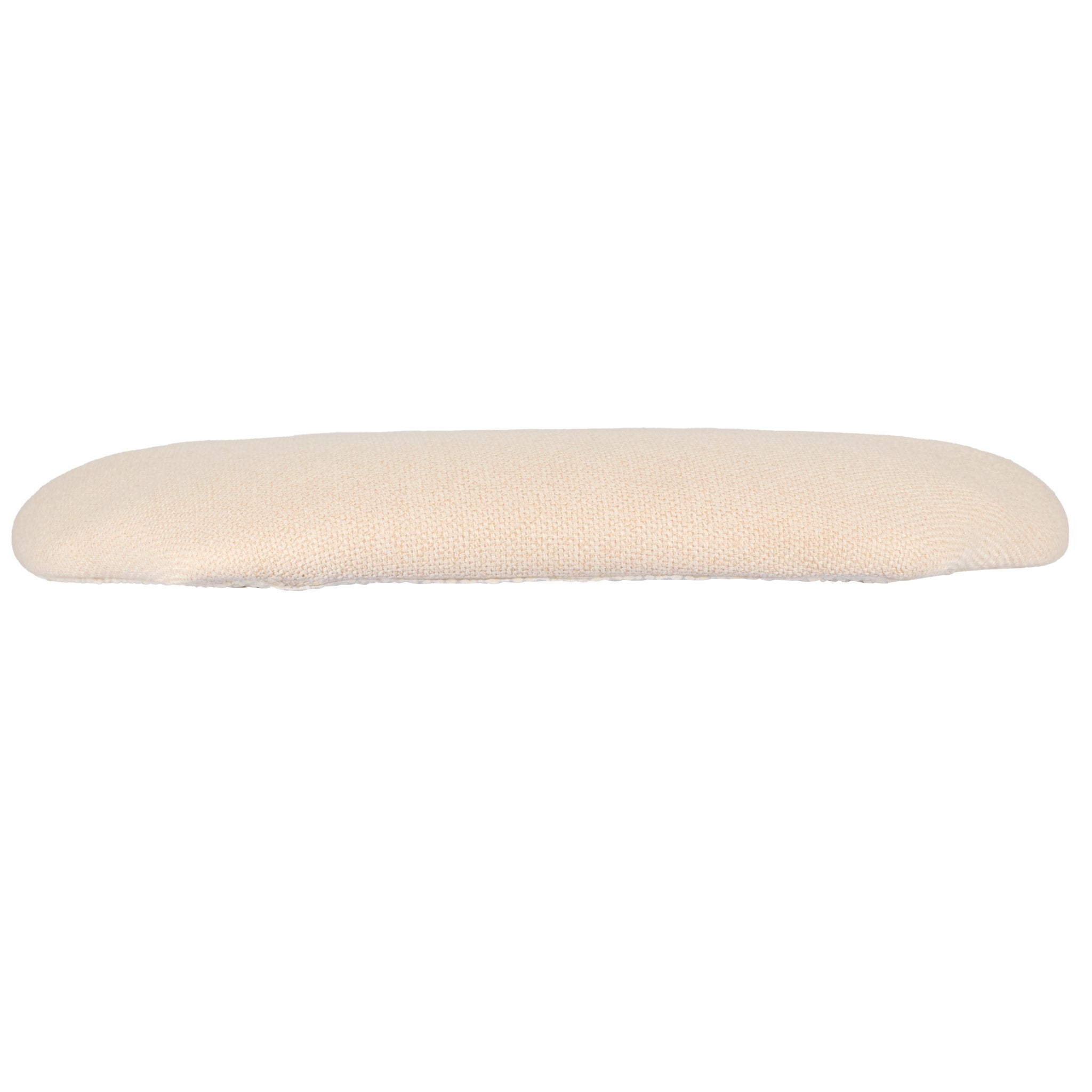 Chivari Ivory 1.75" Thick Fabric Panel Back Chiavari Chair Cushion and SlipNot™ Technology CUSHPANFAB-IVY-A