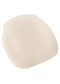 Chivari Large Ivory Vinyl 1.75" Thick Cross Back Cushion CUSHXL-PANVINIVY-PVC-AX-T