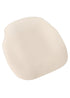 Chivari Large Ivory Vinyl 1.75" Thick Cross Back Cushion CUSHXL-PANVINIVY-PVC-AX-T