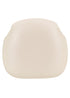 Chivari Large Ivory Vinyl 1.75" Thick Cross Back Cushion CUSHXL-PANVINIVY-PVC-AX-T