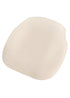 Chivari Large Ivory Vinyl 1.75" Thick Cross Back Cushion CUSHXL-PANVINIVY-PVC-AX-T