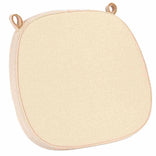 Ivory 2.0" Thick Willow Wood Velcro Strap Cushion