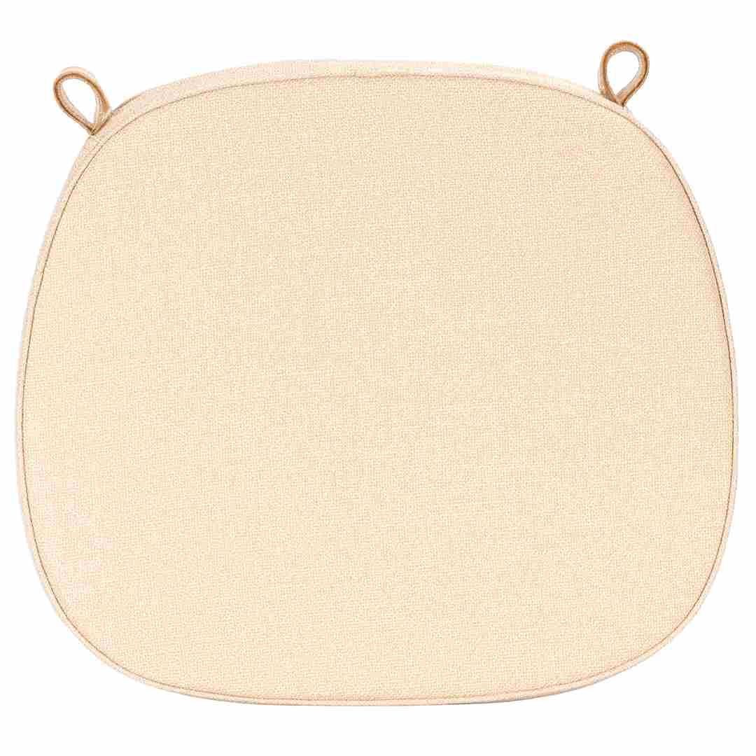 Chivari Ivory 2.0" Thick Willow Wood Velcro Strap Cushion CUSHWWSTRAPIVY-T