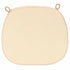 Chivari Ivory 2.0" Thick Willow Wood Velcro Strap Cushion CUSHWWSTRAPIVY-T