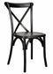 Chivari Black ToughWood™ Cross Back Chair CXWB-AX-T