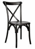 Chivari Black ToughWood™ Cross Back Chair CXWB-AX-T