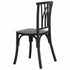 Chivari Kids Matte Black ToughResin™ Willow Chair CWRB-KID-ZG-T