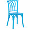 Chivari Kids Blue ToughResin™ Willow Chair CWRBLU-KID-ZG-T