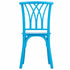 Chivari Kids Blue ToughResin™ Willow Chair CWRBLU-KID-ZG-T