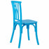 Chivari Kids Blue ToughResin™ Willow Chair CWRBLU-KID-ZG-T