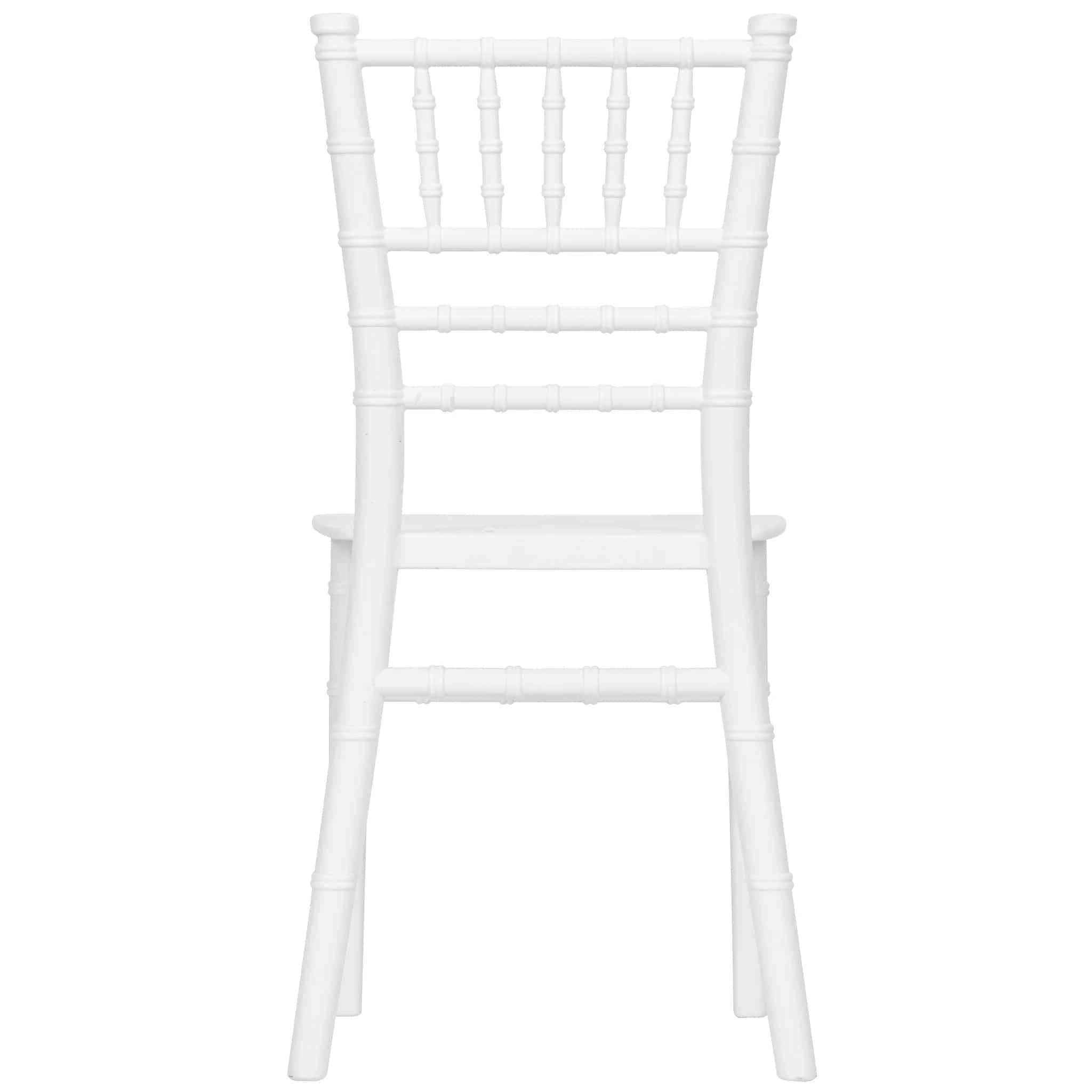 Chivari Kids White ToughResin™ Chiavari Chair CCRW-KID-CX-T
