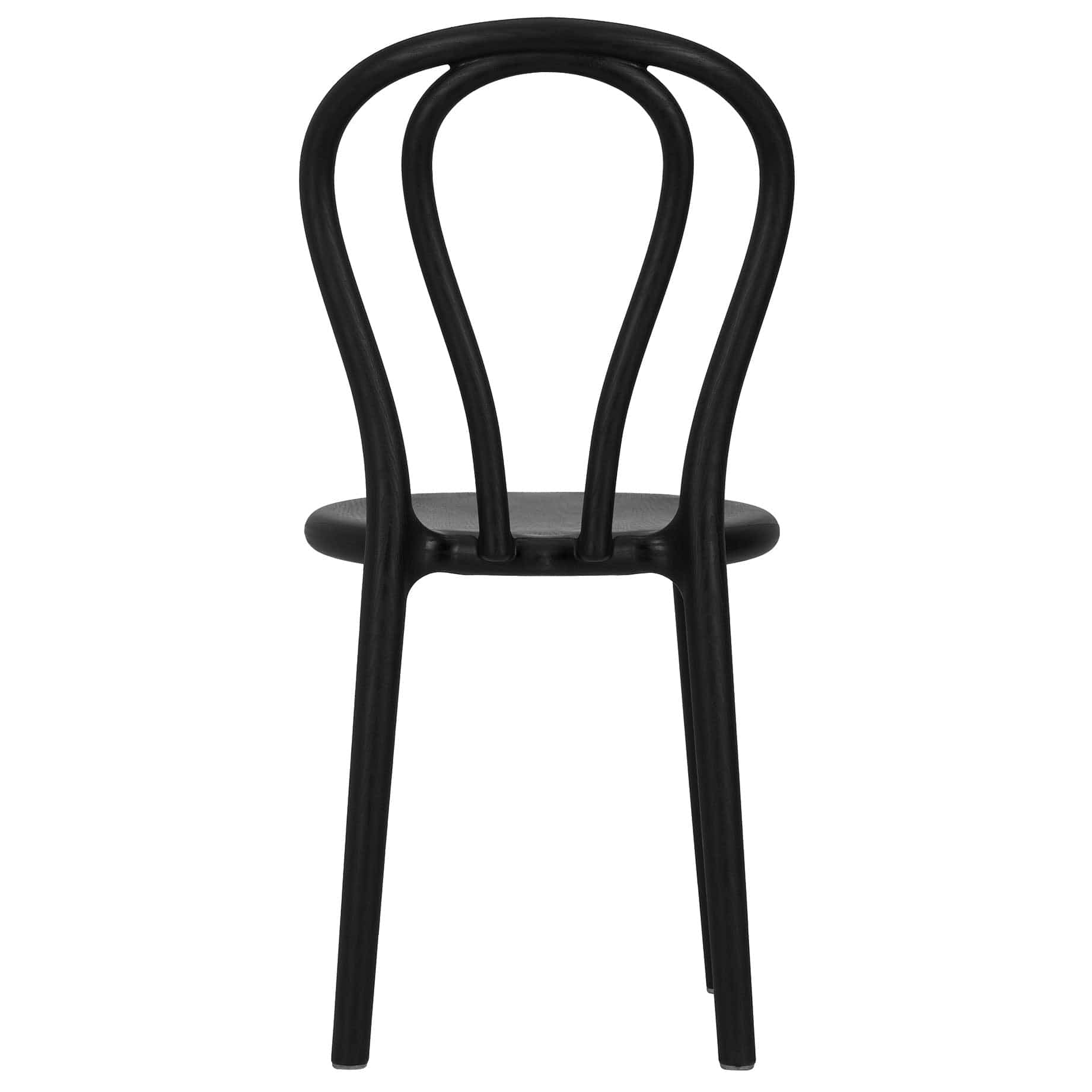 Chivari Kids Black Licorice Resin Bentwood Festive Chair CBFRB-KID-ZG-T