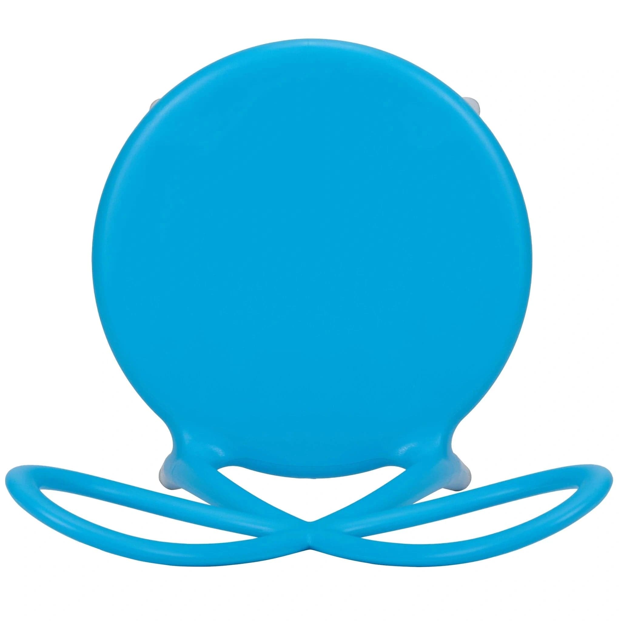 Chivari Kids Blue Resin Bow Chair with Round Seat CBORBLU-KID-ZG