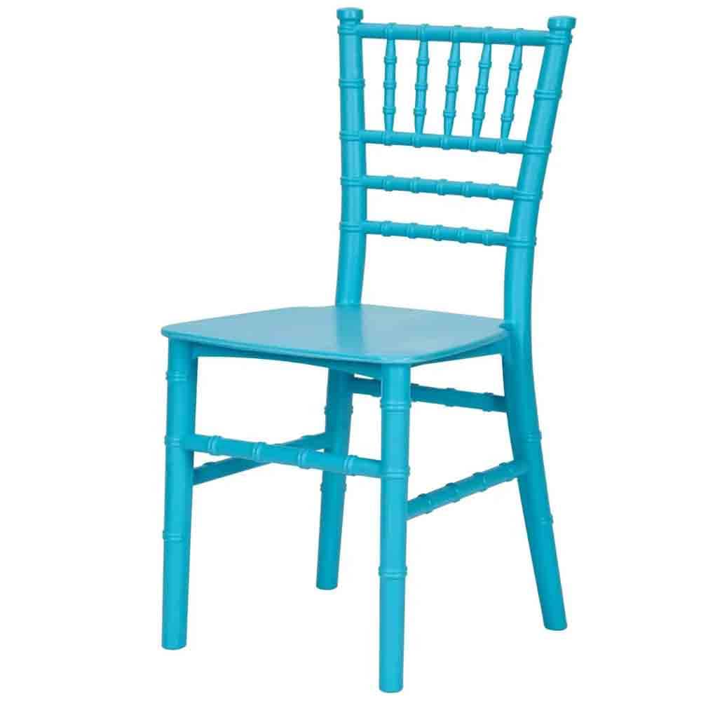 Chivari Kids Blue ToughResin™ Chiavari Chair CCRBLU-KID-CX-T