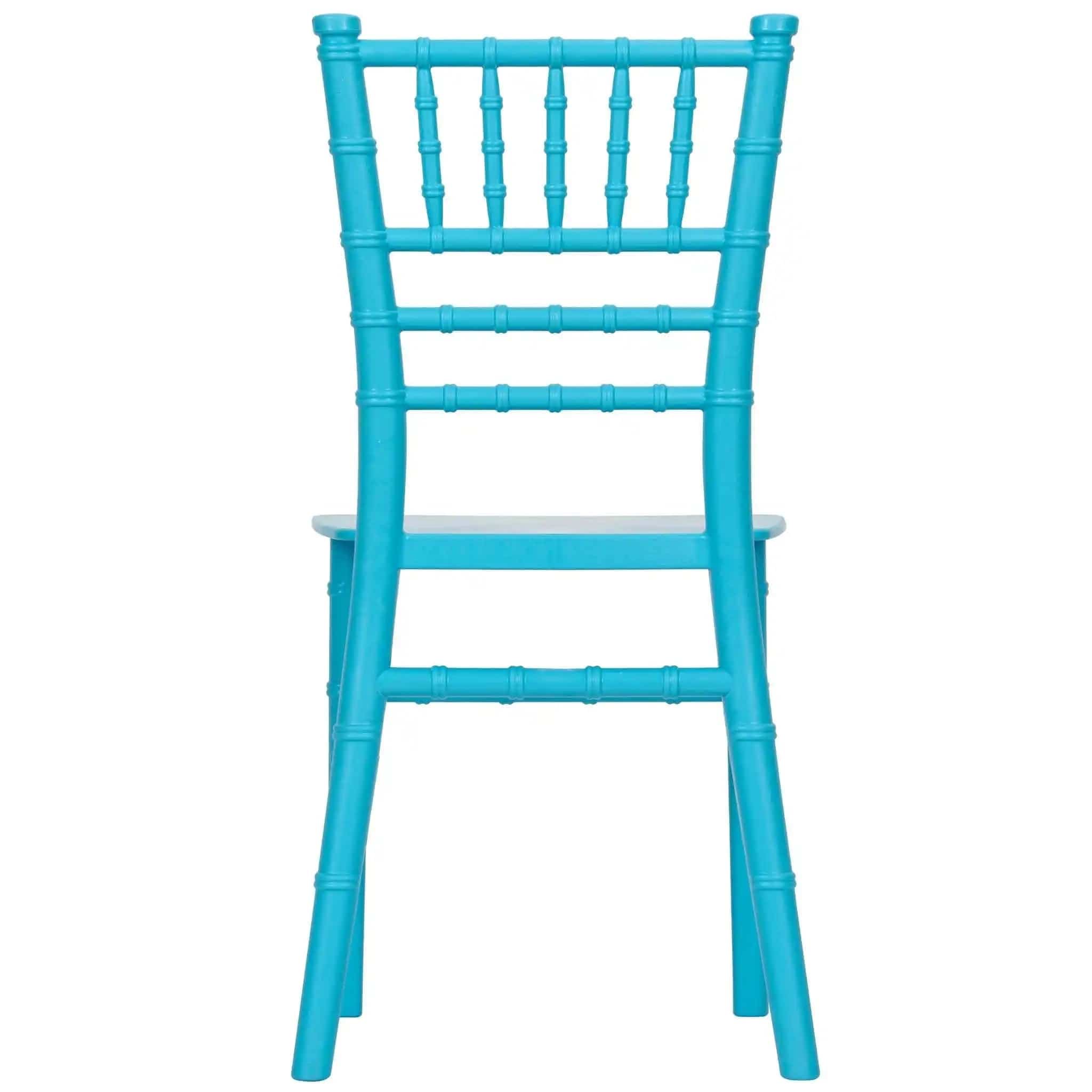 Chivari Kids Blue ToughResin™ Chiavari Chair CCRBLU-KID-CX-T