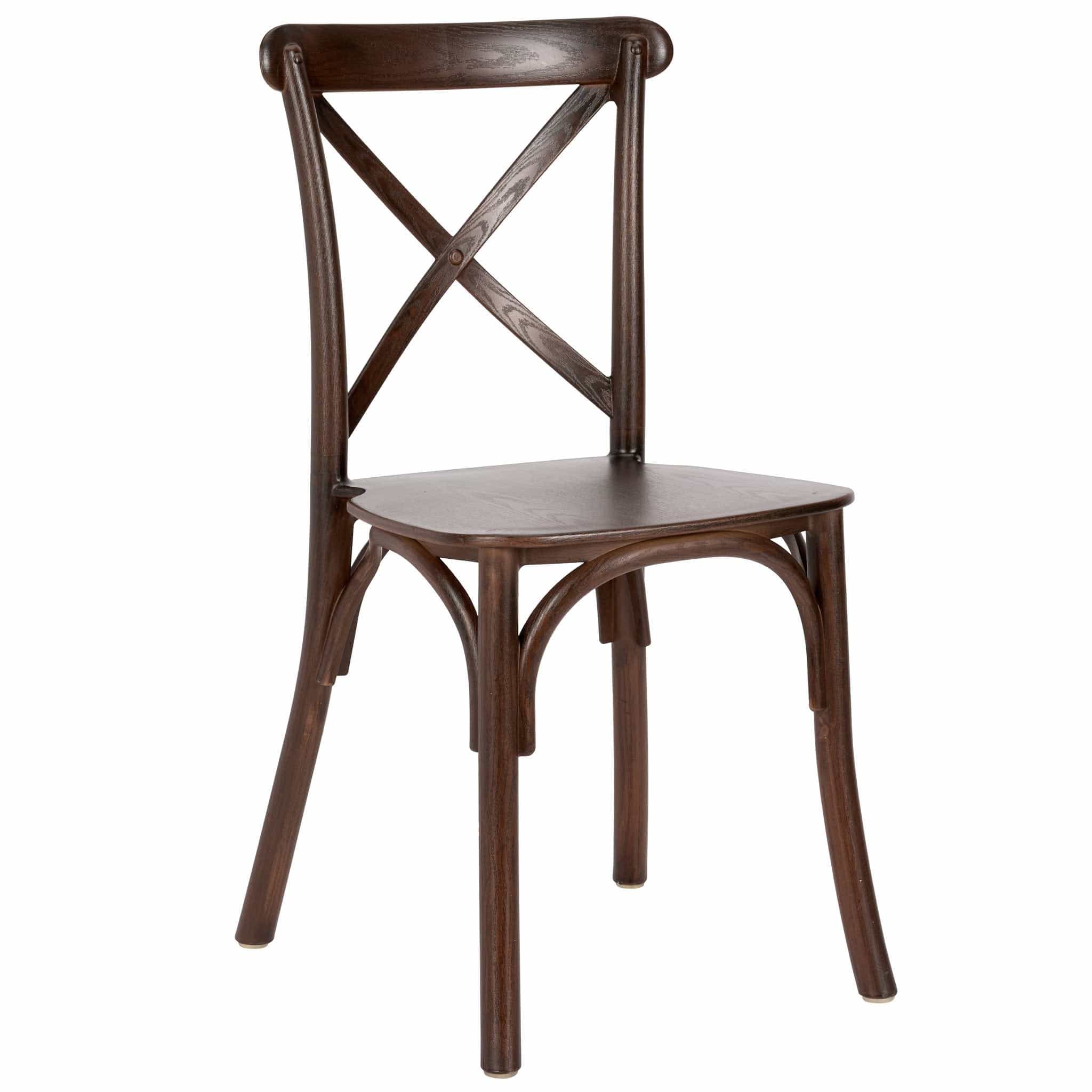 Chivari Kids Fruitwood ToughResin™ Cross Back Chair CXRF-KID-ZG-T