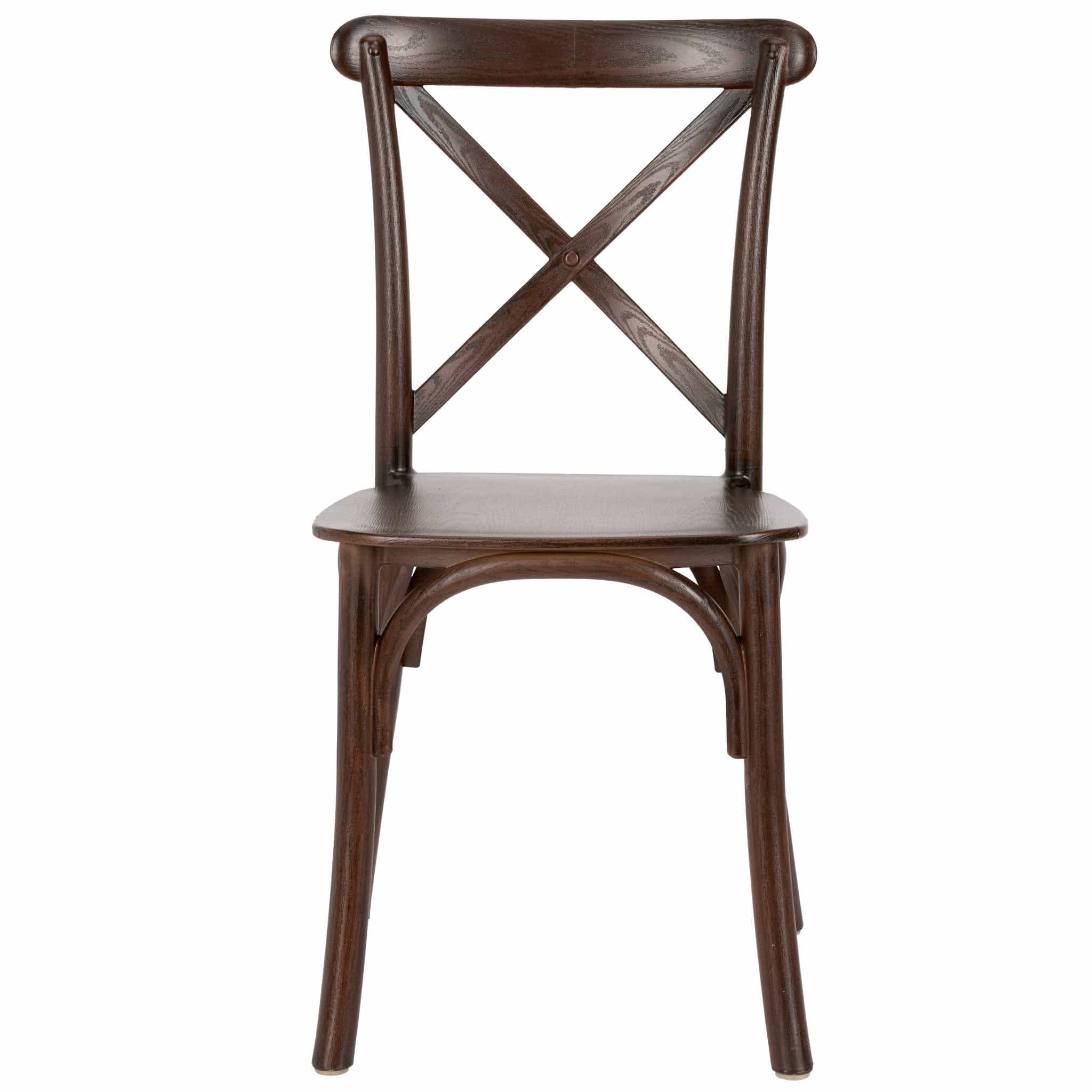 Chivari Kids Fruitwood ToughResin™ Cross Back Chair CXRF-KID-ZG-T