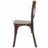 Chivari Kids Fruitwood ToughResin™ Cross Back Chair CXRF-KID-ZG-T