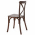 Chivari Kids Fruitwood ToughResin™ Cross Back Chair CXRF-KID-ZG-T
