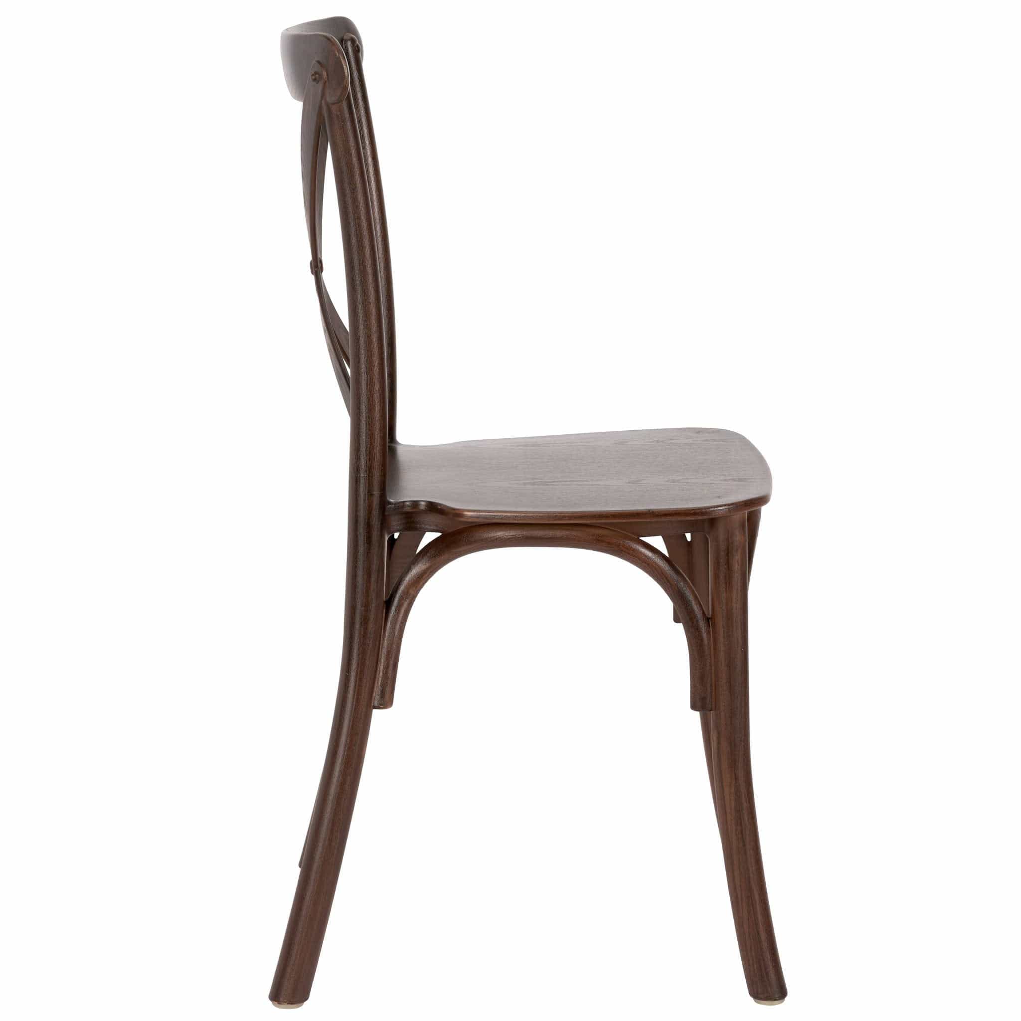 Chivari Kids Fruitwood ToughResin™ Cross Back Chair CXRF-KID-ZG-T