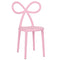 Chivari Kids Pink Resin Bow Chair with Round Seat CBORP-KID-ZG