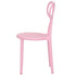 Chivari Kids Pink Resin Bow Chair with Round Seat CBORP-KID-ZG