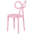 Chivari Kids Pink Resin Bow Chair with Round Seat CBORP-KID-ZG