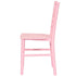 Chivari Kids Pink BasicResin™ Chiavari Chair CCRP-KID-CX-T