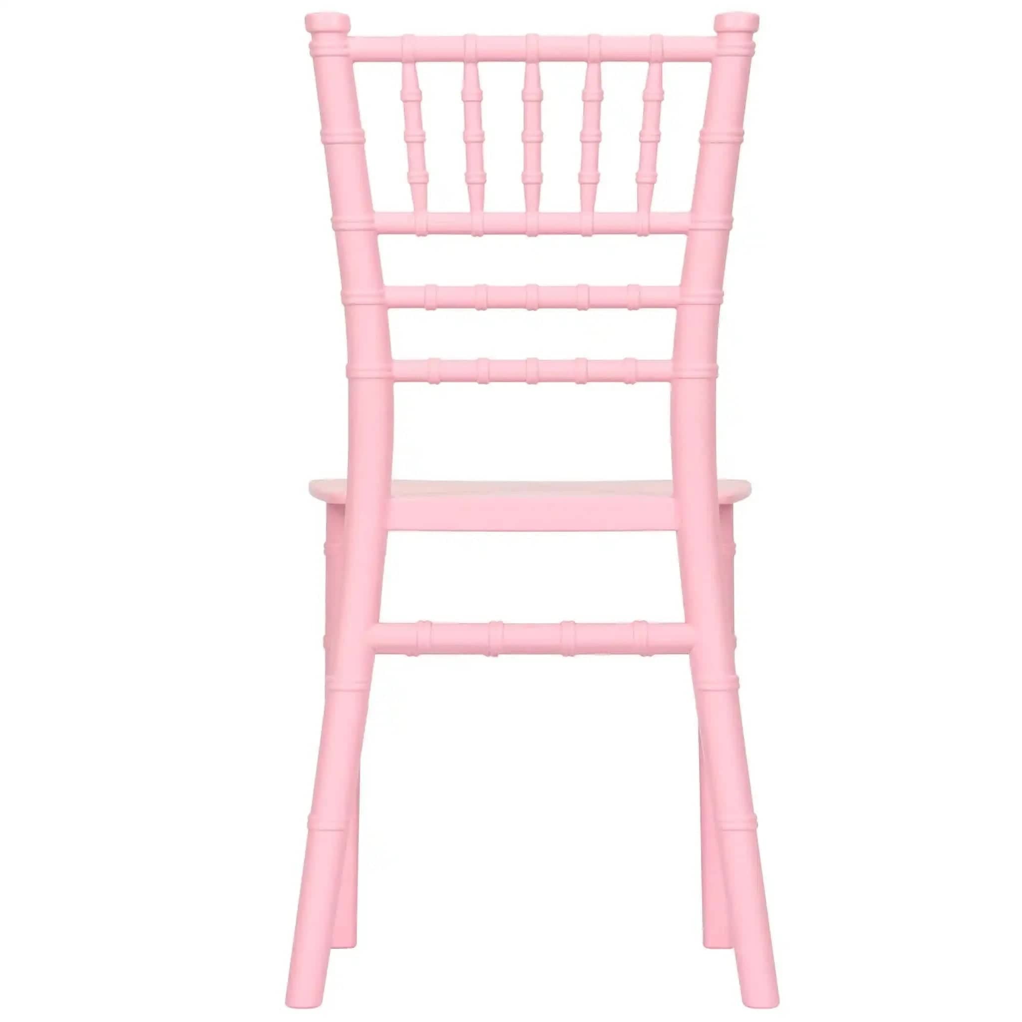 Chivari Kids Pink BasicResin™ Chiavari Chair CCRP-KID-CX-T