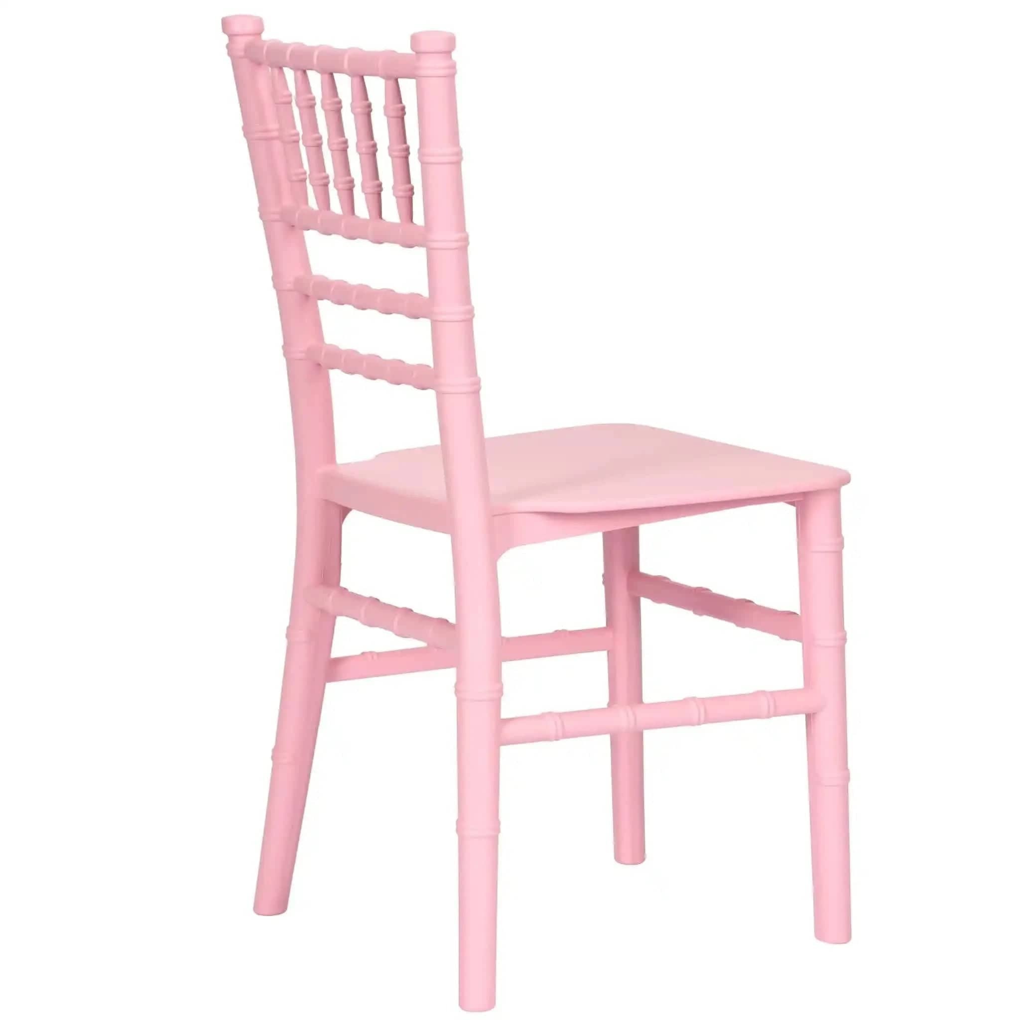 Chivari Kids Pink BasicResin™ Chiavari Chair CCRP-KID-CX-T