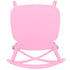 Chivari Kids Pink ToughResin™ Cross Back Chair CXRP-KID-ZG-T
