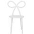 Chivari Kids White Resin Bow Chair with Round Seat CBORW-KID-ZG