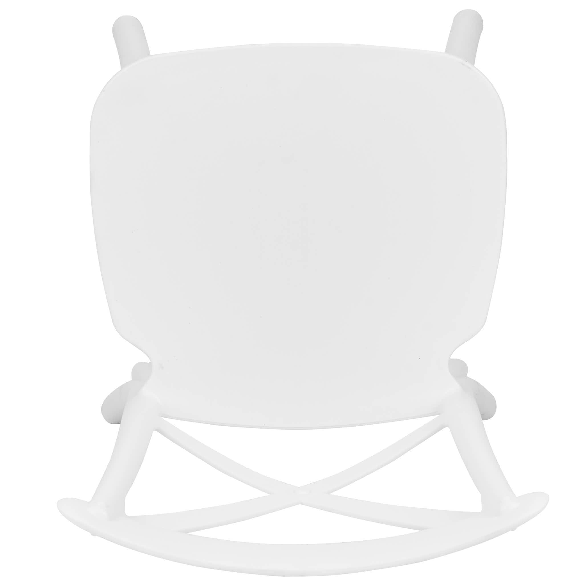Chivari Kids White ToughResin™ Cross Back Chair CXRW-KID-ZG-T