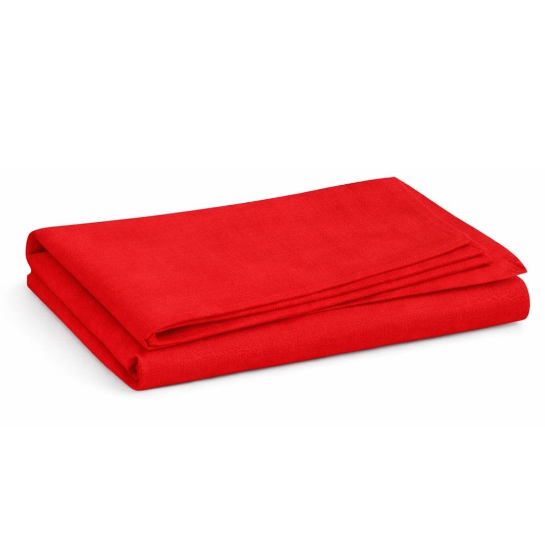 Chivari.com 72" x 24" x 29"H Red Fitted Expo Table Cover Premium 180 GSM Polyester L-EXPOCVR7224x29H-RD-CB-SX