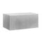 Chivari.com 72" x 24" x 41"H Silver Fitted Expo Table Cover Premium 180 GSM Polyester L-EXPOCVR7224x41H-SIL-CB-SX