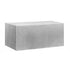 Chivari.com 72" x 24" x 41"H Silver Fitted Expo Table Cover Premium 180 GSM Polyester L-EXPOCVR7224x41H-SIL-CB-SX