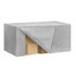 Chivari.com 72" x 24" x 41"H Silver Fitted Expo Table Cover Premium 180 GSM Polyester L-EXPOCVR7224x41H-SIL-CB-SX