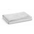Chivari.com 72" x 24" x 41"H Silver Fitted Expo Table Cover Premium 180 GSM Polyester L-EXPOCVR7224x41H-SIL-CB-SX