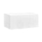 Chivari.com 72" x 24" x 41"H White Fitted Expo Table Cover Premium 180 GSM Polyester L-EXPOCVR7224x41H-WH-CB-SX