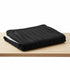 Chivari Black Bar Top Linen Skirt for 84" Serpentine Bar Top Riser L-SKIRTBAR-SRP-84-BLK-MCS-T
