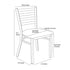 Chivari Ladder Back Restaurant Chair with Black Metal Frame and Green Vinyl Seat CLMBVGR-ZF-KT